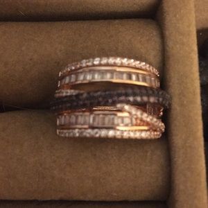 Wrap ring 💍 shades of gold, rose  and chocolate